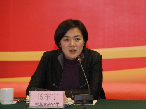 2.中国银监会办公厅副主任杨东宁讲话.JPG 2.中国银监会办公厅副主任杨东宁讲话.JPG
