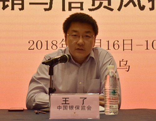 2.中国银保监会农村金融部新型机构处副处长王了出席培训班并讲话.jpg